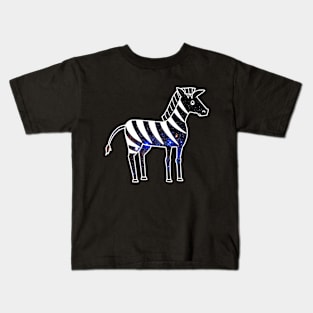 Space Zebra Kids T-Shirt